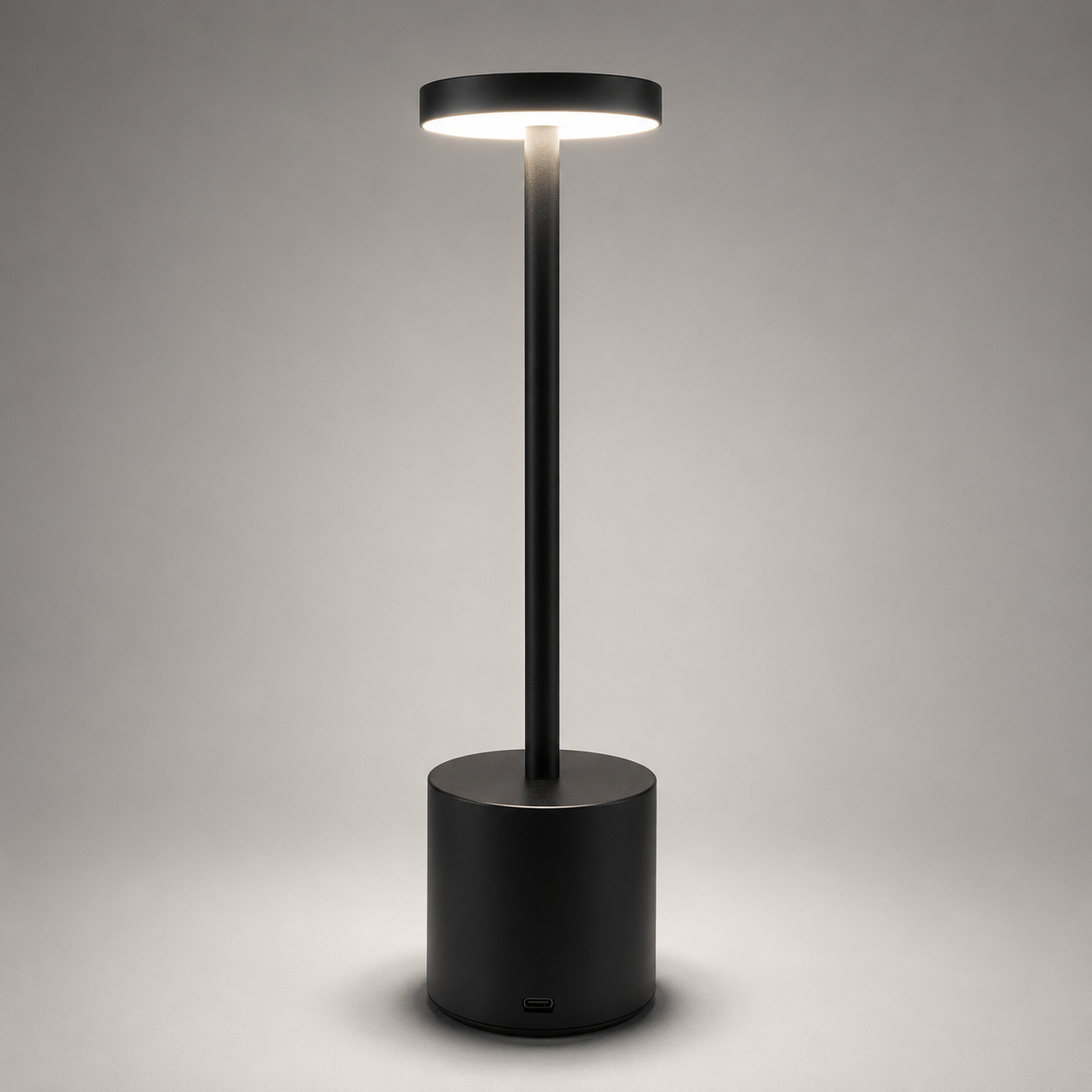 Moderne wiederaufladbare LED-Tischleuchte
