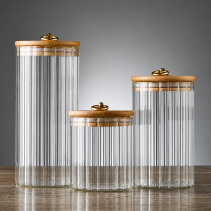 Lebensmittelbehälter aus Glas